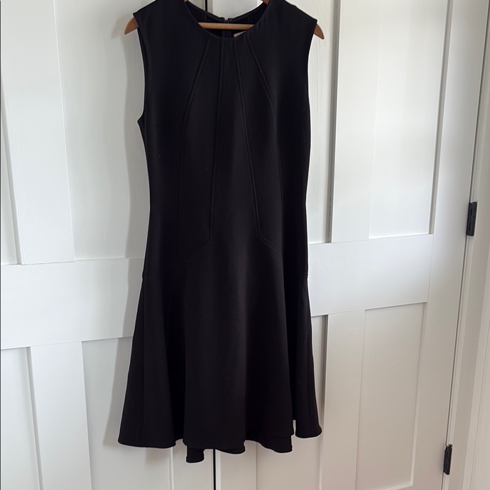 sent to TRR ~ Elegant Black Sleeveless Lela Rose Dress